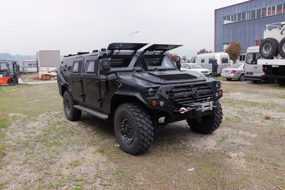 Пуленепробиваемый кузов автомобиля изготовленный на заказ с штурмового корабля 4кс4 человека военной машины 6 дороги