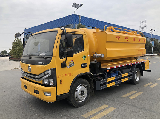 Излучение евро 6 танка тележки 165hp 10 Cbm санобработки всасывания нечистот муниципальное