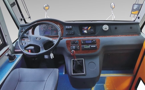 Пригородный автобус дизельного стандартного ABS 120hp автобуса начальной школы 6m ребенка WEICHAI желтый