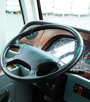 Пригородный автобус 7.5m 130hp студентов мест автобуса 33 до 41 пассажира детей евро v