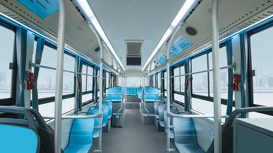 Пробег 300 до 400km колесной базы 5100mm 10m автобуса города EV 36 Seater роскошный